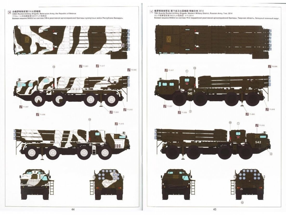 Meng Model - Russian Long-Range Rocket Launcher 9A52-2 Smerch, 1/35, SS-009 15