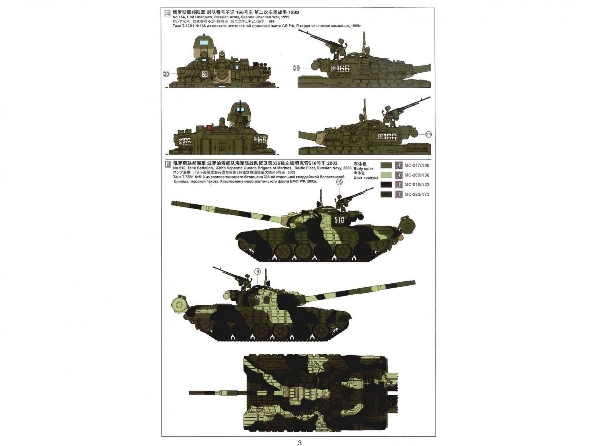 Meng Model - T-72B1 Russian Main Battle Tank, 1/35, TS-033 21 Meng Model - T-72B1 Russian Main Battle Tank, 1/35, TS-033 21