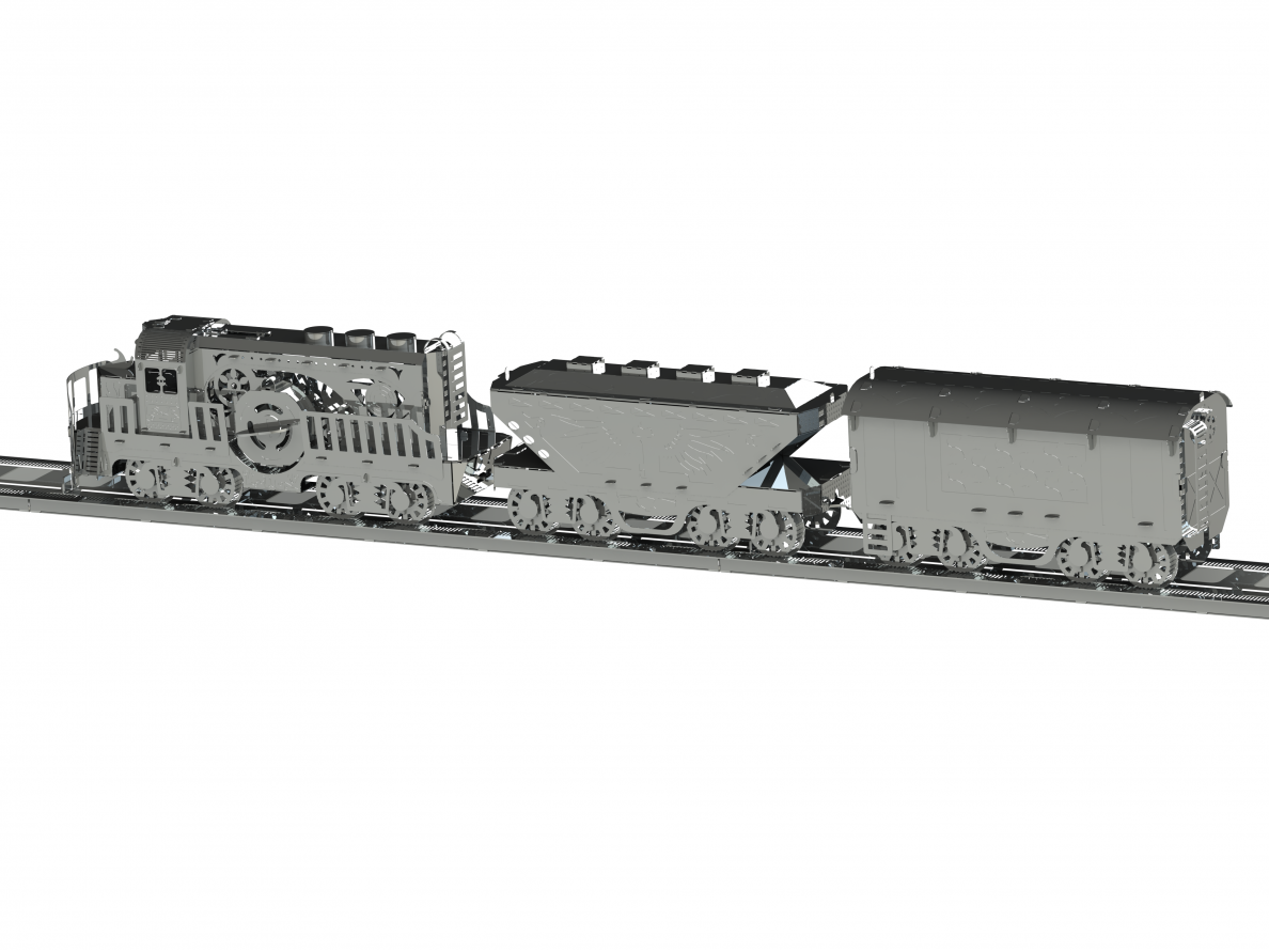 Metal Time - Konstruktors Heavy Loco (mehānisks), MT023 4 Metal Time - Konstruktors Heavy Loco (mehānisks), MT023 4