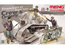 Meng Model - French FT-7 Light Tank - Crew & Orderly, 1/35, HS-005