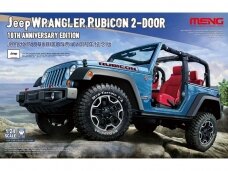 Meng Model - Jeep Wrangler Rubicon 2-Door, 1/24, CS-003 Meng Model - Jeep Wrangler Rubicon 2-Door, 1/24, CS-003