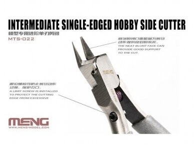 Meng Model -  Intermediate Single-edged Hobby Side Cutter, MTS-022 1