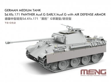 Meng Model - German Medium Tank Sd.Kfz. 171 Panther Ausf.G Early/Ausf.G with Air Defence Armor, 1/35, TS-052 1