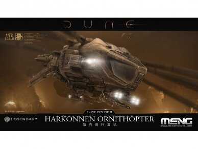 Meng Model - Dune Harkonnen Ornithopter, 1/72, DS-009 Meng Model - Dune Harkonnen Ornithopter, 1/72, DS-009