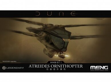 Meng Model - Dune Atreides Ornithopter (Wingspan 173 mm and length 88 mm), MMS-011