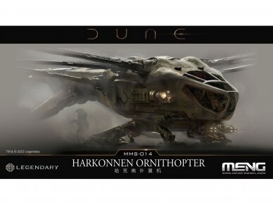 Meng Model - Dune Harkonnen Ornithopter (Размах крыльев 173 мм, длина 88 мм), MMS-014