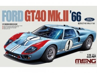 Meng Models - Ford GT40 Mk.II'66, 1/12, RS-002