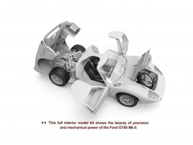 Meng Models - Ford GT40 Mk.II'66, 1/12, RS-002 6 Meng Models - Ford GT40 Mk.II'66, 1/12, RS-002 6