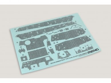 Meng Model - Sd.Kfz.182 King Tiger Zimmerit Decal, 1/35, SPS-039