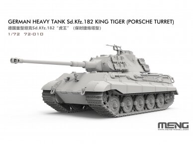 Meng Model - German Heavy Tank Sd.Kfz. 182 King Tiger (Porsche Turret), 1/72, 72-010 1 Meng Model - German Heavy Tank Sd.Kfz. 182 King Tiger (Porsche Turret), 1/72, 72-010 1