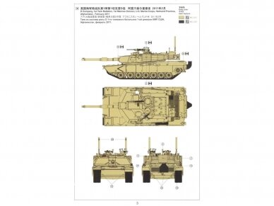 Meng Model - USMC M1A1 AIM/U.S. Army M1A1 Abrams Tusk Main Battle Tank, 1/35, TS-032 20