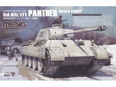 Meng Model - German Medium Tank Sd.Kfz. 171 Panther Ausf. A Early, 1/35, TS-046