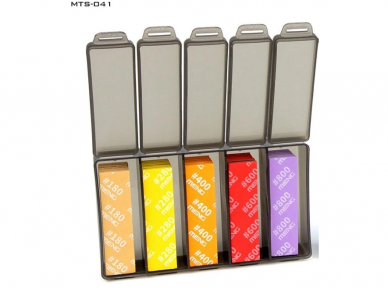 Meng Model - High Performance Flexible Sandpaper (Fine Set) #180, #280, #400, #600, #800 (Набор абразивных губок), MTS-041 1 Meng Model - High Performance Flexible Sandpaper (Fine Set) #180, #280, #400, #600, #800 (Набор абразивных губок), MTS-041 1