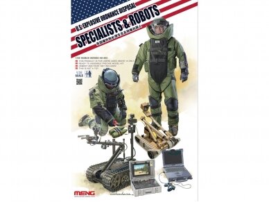 Meng Model - U.S. EXPLOSIVE ORDNANCE DISPOSAL SPECIALISTS & ROBOTS, 1/35, HS-003