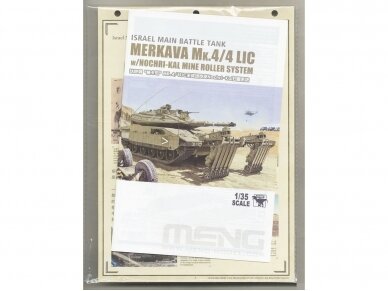 Meng Model - Israel Main Battle Tank Merkava Mk.4/4LIC w/Nochri-Kal Mine Roller System, 1/35, TS-049 14