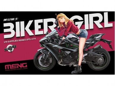 Meng Model - Biker Girl, 1/9, SPS-074