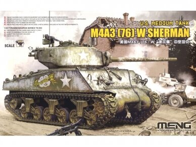 Meng Model - M4A3 (76) W Sherman, 1/35, TS-043
