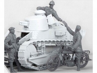 Meng Model - French FT-7 Light Tank - Crew & Orderly, 1/35, HS-005 1