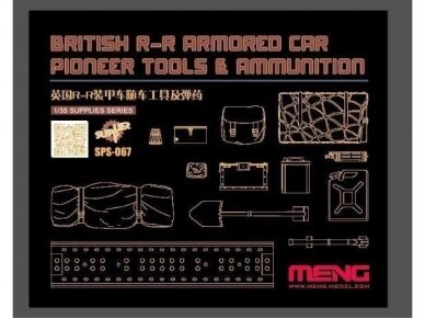 Meng Model - British R-R Armour Car Pioneer Tools & Ammunition, 1/35, SPS-067