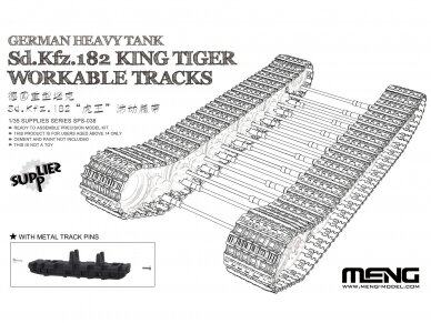 Meng Model - German Heavy Tank Sd.Kfz.182 "King Tiger" Workable Tracks, 1/35, SPS-038