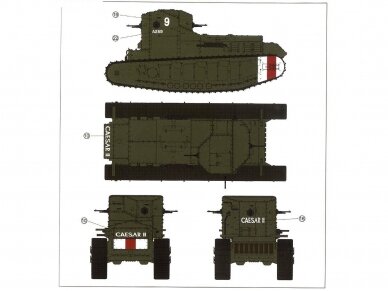 Meng Model - British Medium Tank Mk.A Whippet, 1/35, TS-021 9