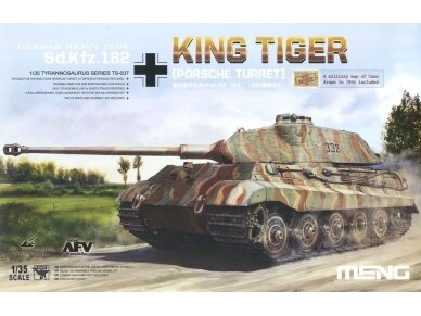 Meng Model - Sd.Kfz.182 King tiger (Porsche Turret), 1/35, TS-037