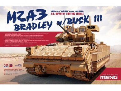Meng Model - U.S. Infantry Fighting Vehicle M2A3 Bradley w/BUSK III, 1/35, SS-004