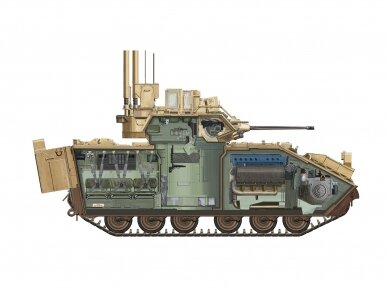 Meng Model - U.S. Infantry Fighting Vehicle M2A3 Bradley w/BUSK III, 1/35, SS-004 4