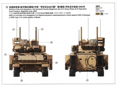 Meng Model - U.S. Infantry Fighting Vehicle M2A3 Bradley w/BUSK III, 1/35, SS-004 17