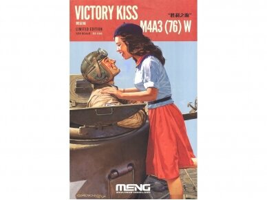Meng Model - M4A3(76) W "Victory Kiss" w/Resin Figures + detail upgrade Set (PE) Limited Edition, 1/35, SS-ES-006