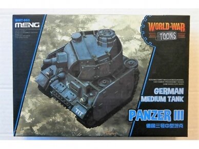 Meng Model - World War Toon German Medium Tank Panzer III, WWT-005