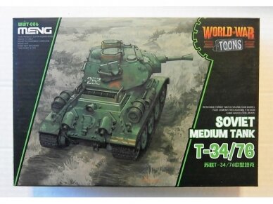 Meng Model - World War Toon Soviet Medium Tank T-34/76, WWT-006