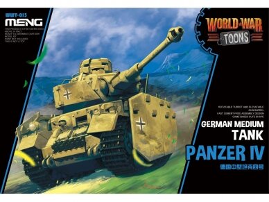 Meng Model - World War Toons Panzer IV German Medium Tank, WWT-013