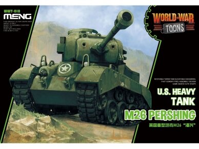 Meng Model - World War Toons M26 Pershing U.S. Heavy Tank, WWT-010