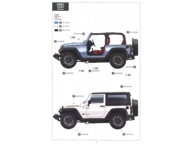 Meng Models - Jeep Wrangler Rubicon 2-Door, 1/24, CS-003 7