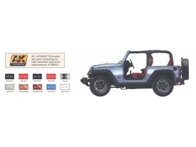 Meng Models - Jeep Wrangler Rubicon 2-Door, 1/24, CS-003 8