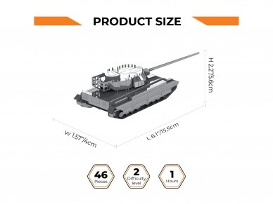 Metal Time - Konstruktorius Conqueror FV214, 1/72, WoT, World of Tanks, MT069 1