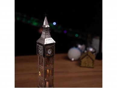 Metal Time - Konstruktors The Great Bell clock tower (elektrisks), MT077 4
