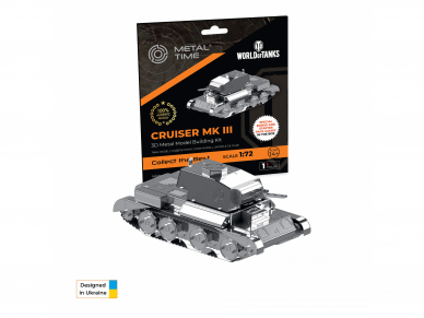 Metal Time - Konstruktorius Cruiser Mk III, 1/72, WoT, World of Tanks, MT064