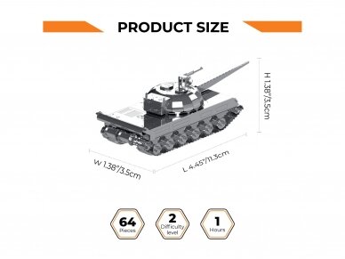 Metal Time - Konstruktorius Object 430, 1/72, WoT, World of Tanks, MT065 1 Metal Time - Konstruktorius Object 430, 1/72, WoT, World of Tanks, MT065 1