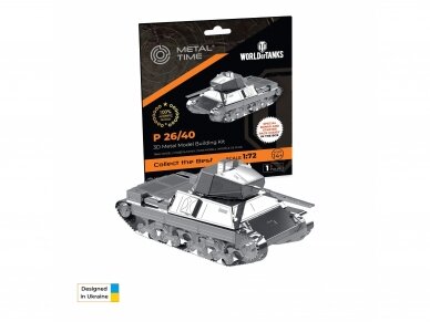 Metal Time - Konstruktorius P 26/40, 1/72, WoT, World of Tanks, MT062