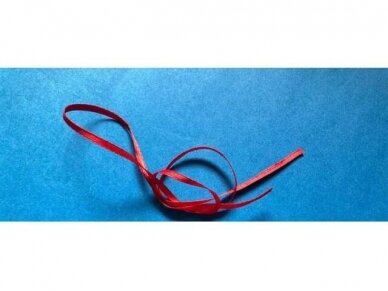 MF ZONE - Seat Belts Material 3mm Red, 1/24, MFZP24