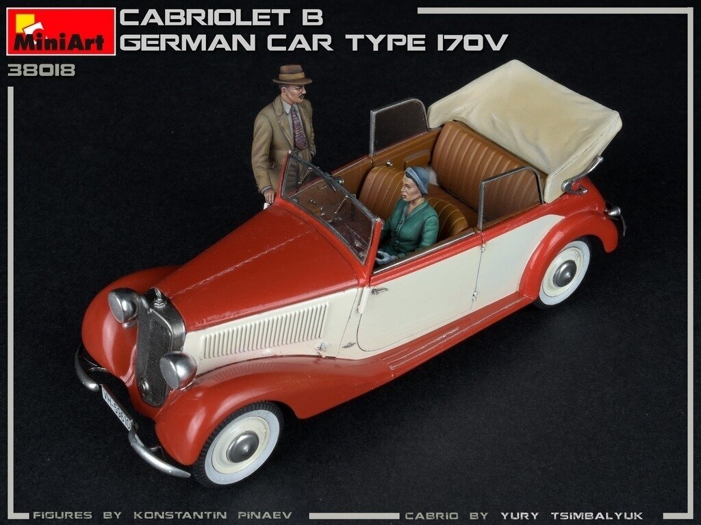 Miniart - Mercedes-Benz 170 Cabriolet B German Car Type 170V, 1/35, 38018 1 Miniart - Mercedes-Benz 170 Cabriolet B German Car Type 170V, 1/35, 38018 1