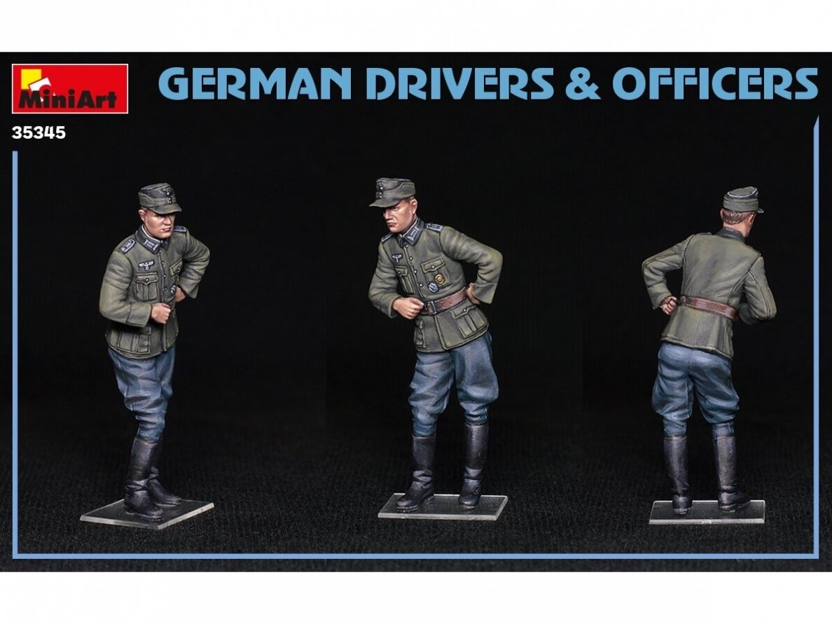 Miniart - German Drivers & Officers, 1/35, 35345 4
