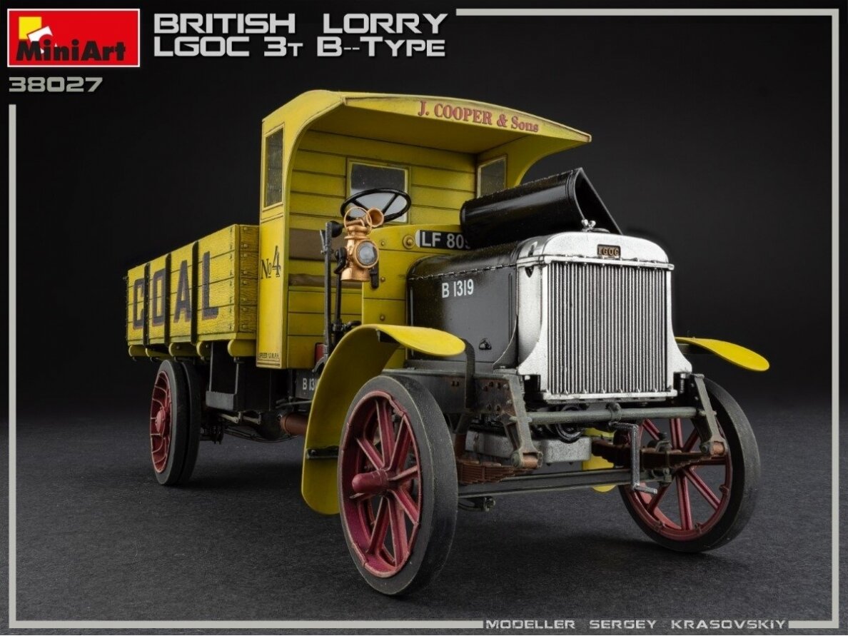Miniart - British Lorry 3t LGOC B-Type, 1/35, 38027 7 Miniart - British Lorry 3t LGOC B-Type, 1/35, 38027 7