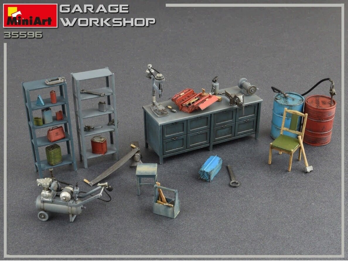 Miniart - Garage Workshop, 1/35, 35596 4 Miniart - Garage Workshop, 1/35, 35596 4