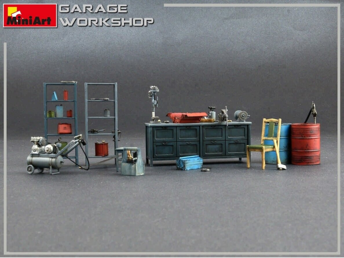 Miniart - Garage Workshop, 1/35, 35596 5 Miniart - Garage Workshop, 1/35, 35596 5