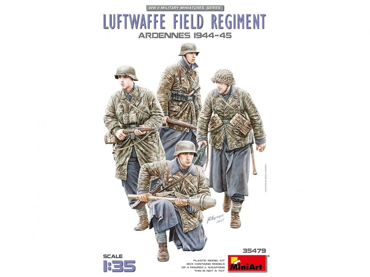 Miniart - Luftwaffe Field Regiment Ardennes 1944-45, 1/35, 35479 Miniart - Luftwaffe Field Regiment Ardennes 1944-45, 1/35, 35479