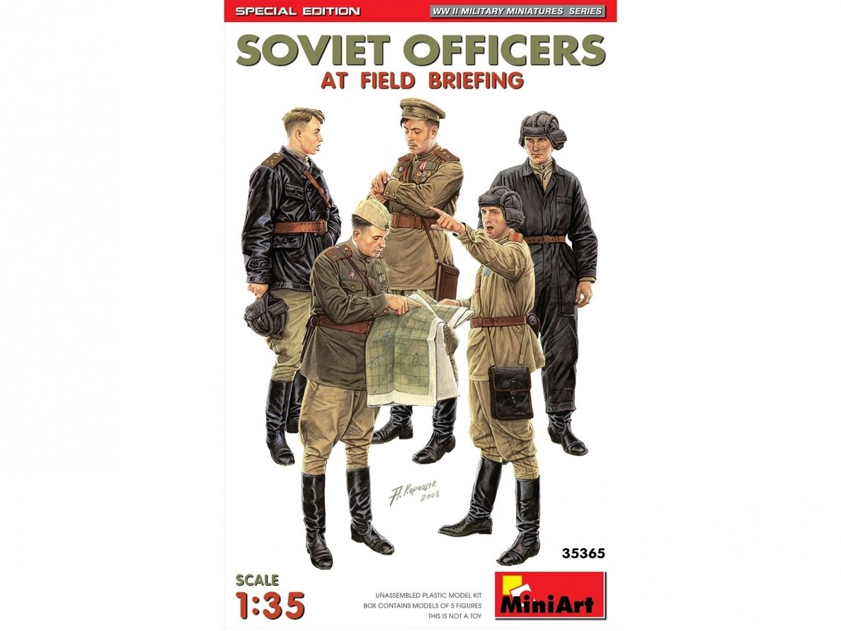 Miniart - Soviet Officers at Field Briefing Special Edition, 1/35, 35365 Miniart - Soviet Officers at Field Briefing Special Edition, 1/35, 35365