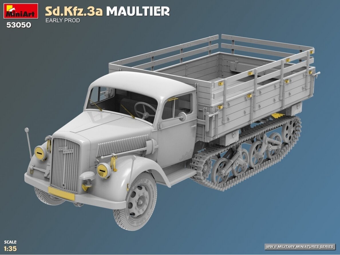 Miniart - Sd.Kfz.3a Opel Maultier Early Production, 1/35, 53050 4 Miniart - Sd.Kfz.3a Opel Maultier Early Production, 1/35, 53050 4